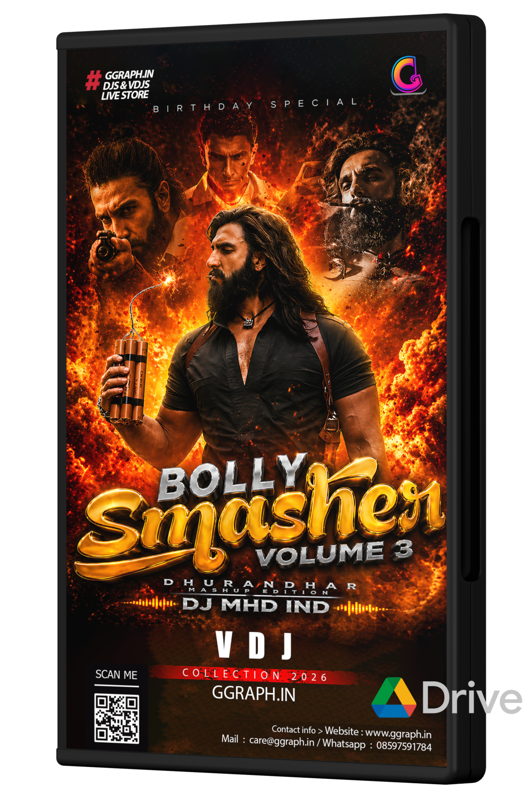 Bolly Smasher Vol. 3 (Dhurandhar Edition) - DJ MHD IND (VDJ Playlist)