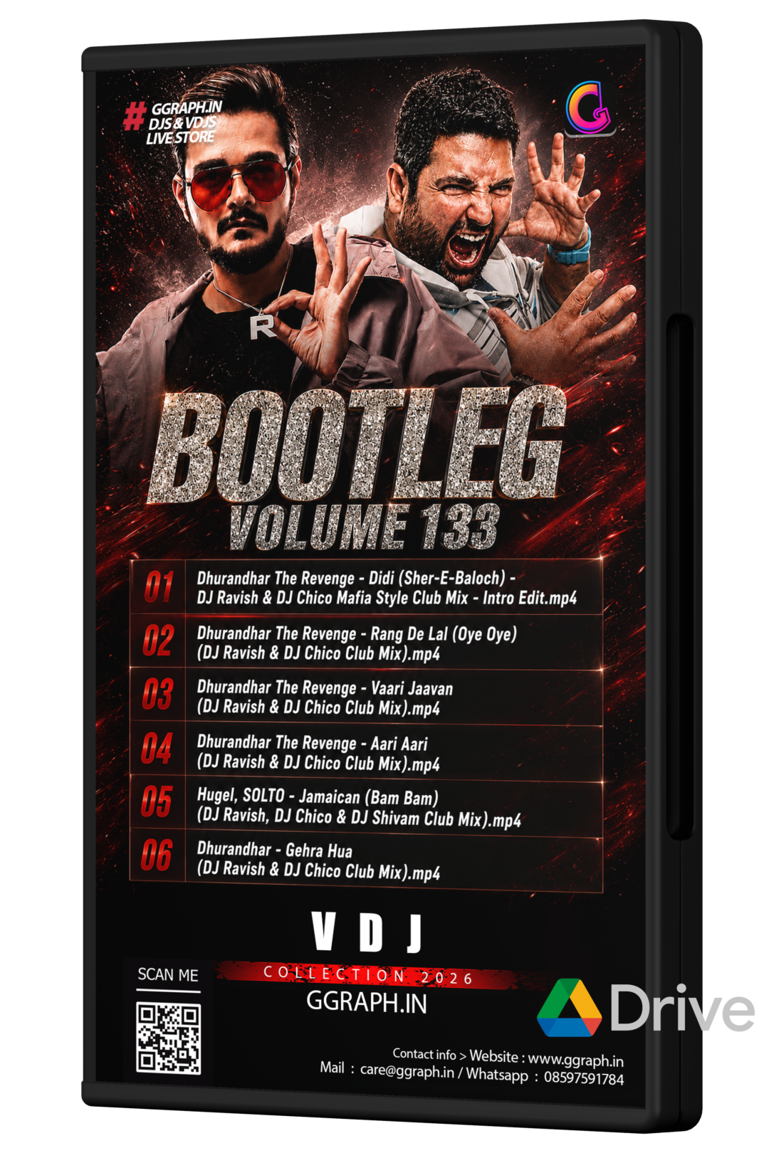 WEB CASE(27) Bootleg Volume 133 – DJ Ravish & DJ Chico (VDJ Playlist)