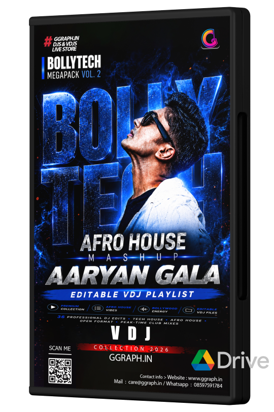BollyTech - MegaPack Vol 1 (Afro House) - Aaryan Gala (VDJ Playlist)