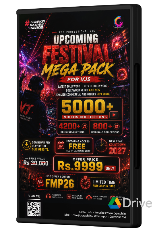 Upcoming Festival Mega Pack for VJs (VDJ Playlist)